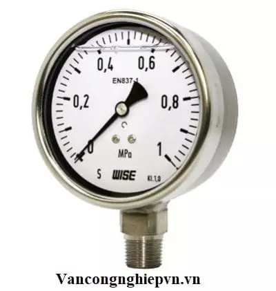 Đồng hồ đo áp suất inox Wise - p252