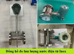 Đồng hồ lưu lượng nước điện từ inox