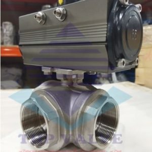 Van Bi 3 Ngã Điều Khiển Khí Nén