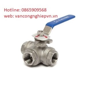 Van bi ba ngã Inox tay gạt