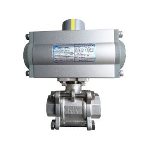 Van Bi Inox Điều Khiển Khí Nén