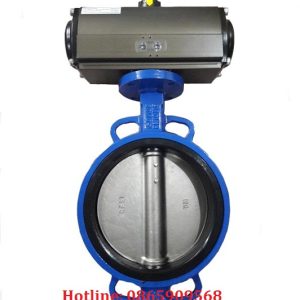 Van bướm điều khiển khí nén tác động đơn
