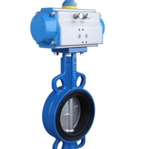 Van bướm điều khiển khí nén tác động kép