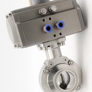 Van Bướm Vi Sinh Điều Khiển Khí Nén