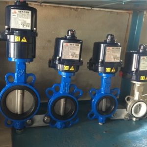 Van Bướm Xi Măng Điều Khiển Điện