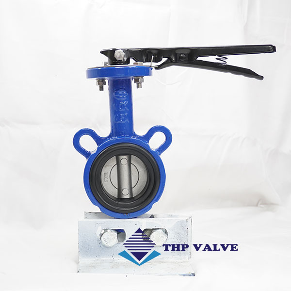 Ảnh-thực-tế-Van-bướm-tay-gạt-DN65-thân-gang-cánh-inox-tại-THP